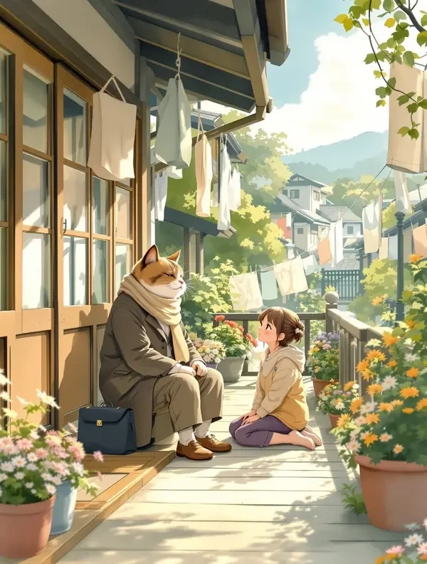 旧町的猫先生 动漫封面